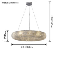 WOMO Halo Crystal Chandelier-WM2910