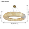 WOMO Halo Crystal Chandelier-WM2910 thumbnail