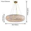 WOMO Halo Crystal Chandelier-WM2910 thumbnail