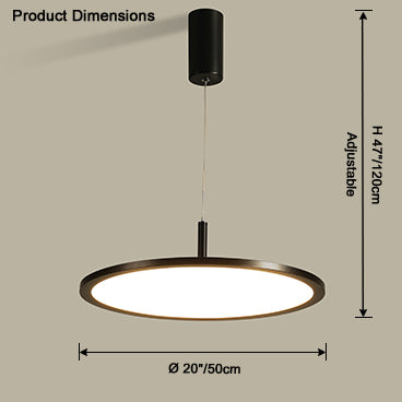 WOMO Large Disc Pendant Light-WM2911