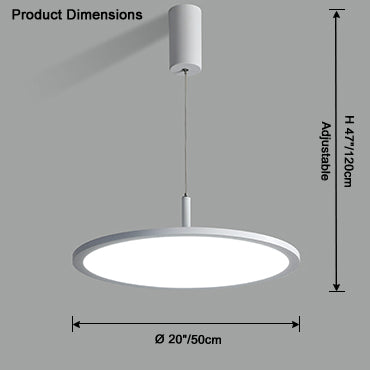 WOMO Large Disc Pendant Light-WM2911