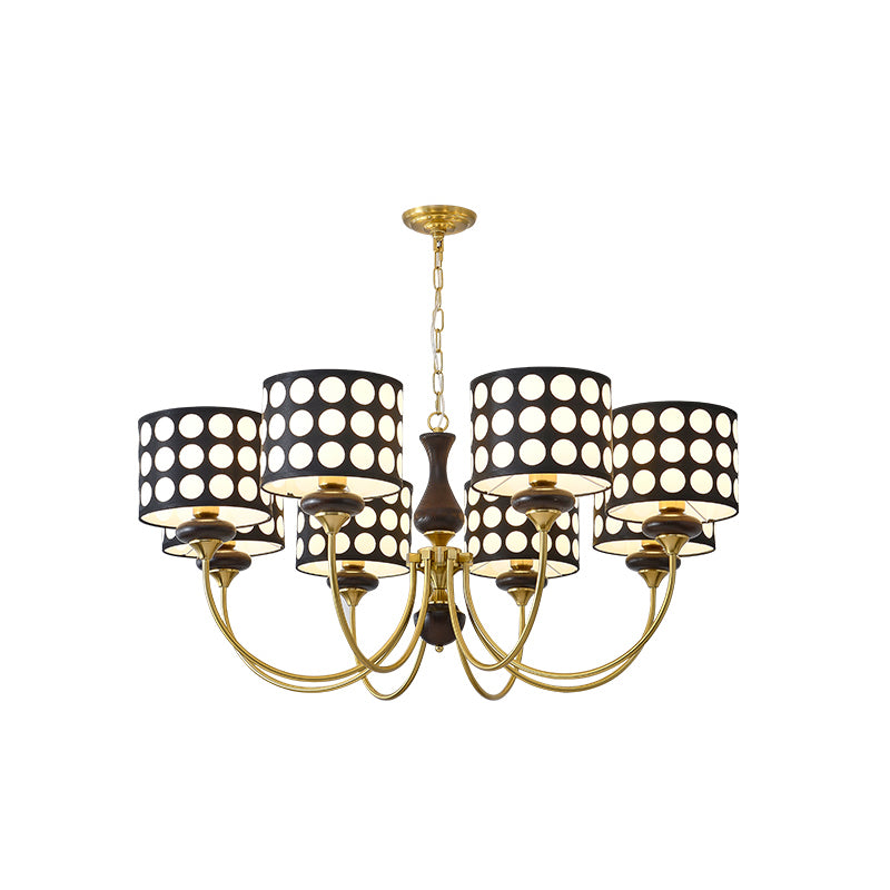 WOMO Polka Shaded Chandelier-WM2913