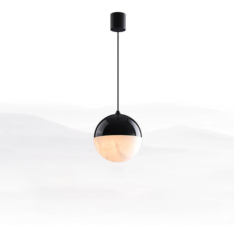 WOMO Alabaster Globe Pendant Light-WM2922