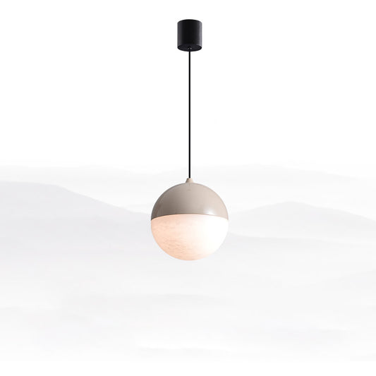 WOMO Alabaster Globe Pendant Light-WM2922