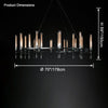 WOMO Candelabra Round Chandelier-WM2924 thumbnail
