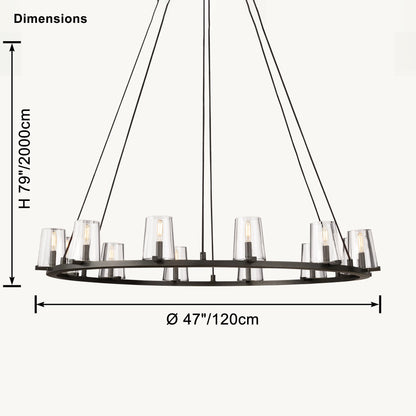 WOMO Candle Round Chandelier-WM2929