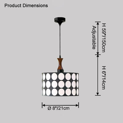 WOMO Polka Drum Pendant Light-WM2933