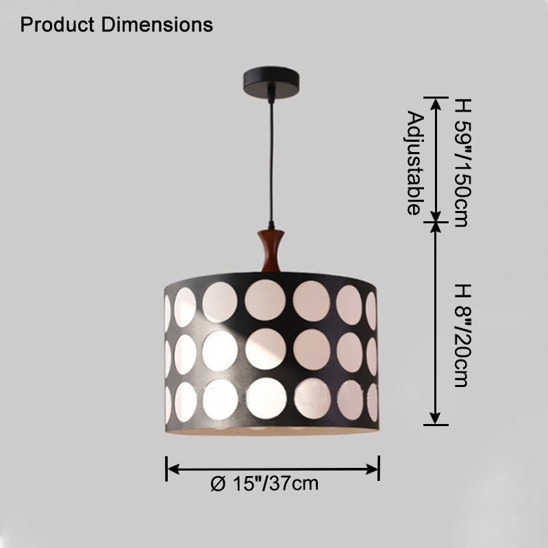 WOMO Polka Drum Pendant Light-WM2933