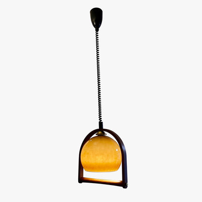 WOMO Bell Glass Rise Fall Pendant Light-WM2935