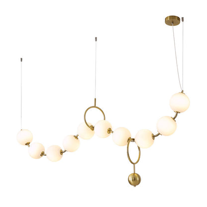 WOMO Adjustable Pearl Chandelier-WM2936