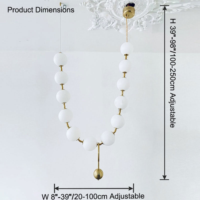 WOMO V-Pearl Adjustable Chandelier-WM2938