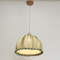 WOMO Dome Linen Pendant Light-WM2939