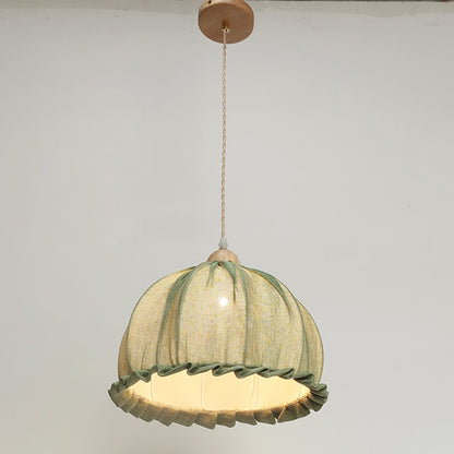 WOMO Dome Linen Pendant Light-WM2939