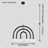 WOMO Rainbow Arc Chandelier-WM2944