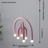WOMO Rainbow Arc Chandelier-WM2944