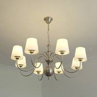 WOMO Glass Shaded Arm Chandelier-WM2946