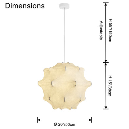 WOMO Dandelion Silk Pendant Light-WM2949