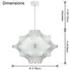 WOMO Dandelion Silk Pendant Light-WM2949 thumbnail