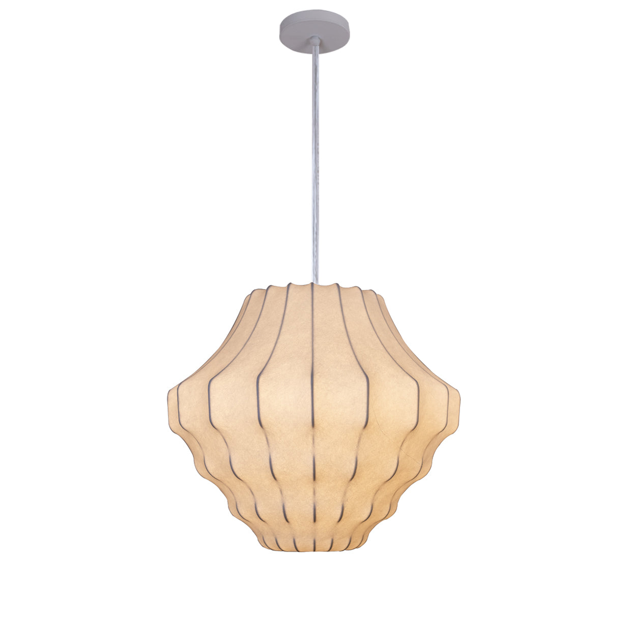 WOMO Japandi Silk Pendant Light-WM2950