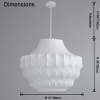 WOMO Japandi Silk Pendant Light-WM2950