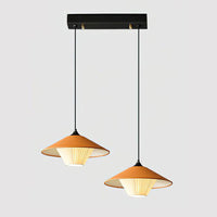 WOMO Leather Cone Pendant Light-WM2952