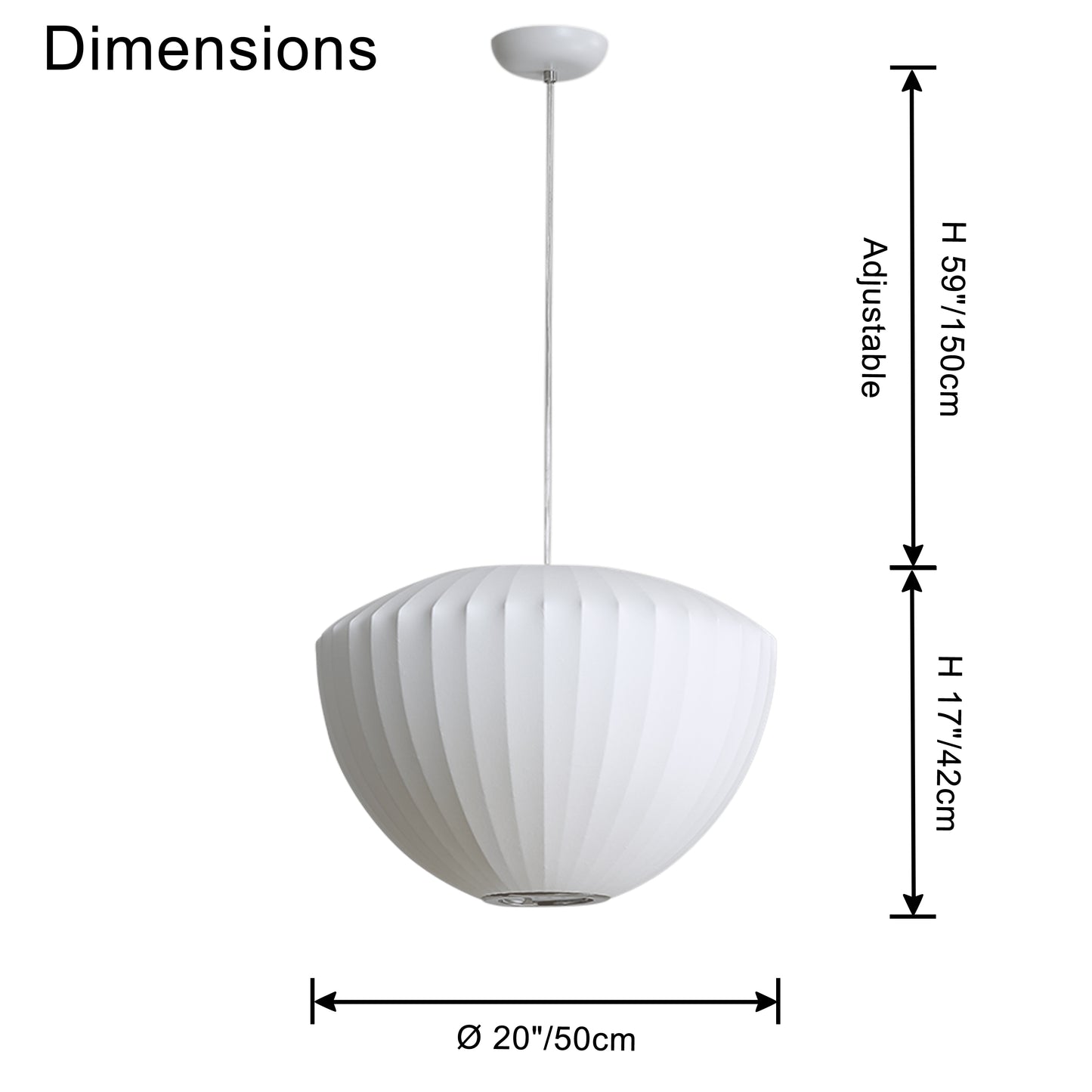 WOMO Apple Silk Pendant Light-WM2960