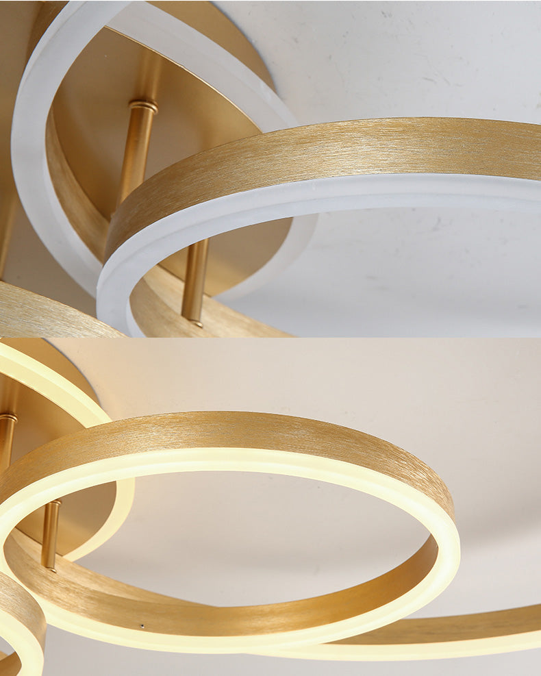 WOMO Circular LED Flush Mount Ceiling Light-WM1032