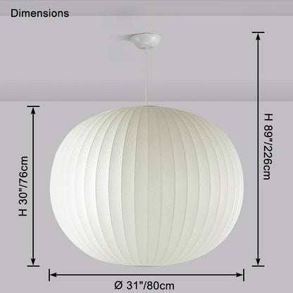 WOMO Globe Silk Pendant Light-WM2964