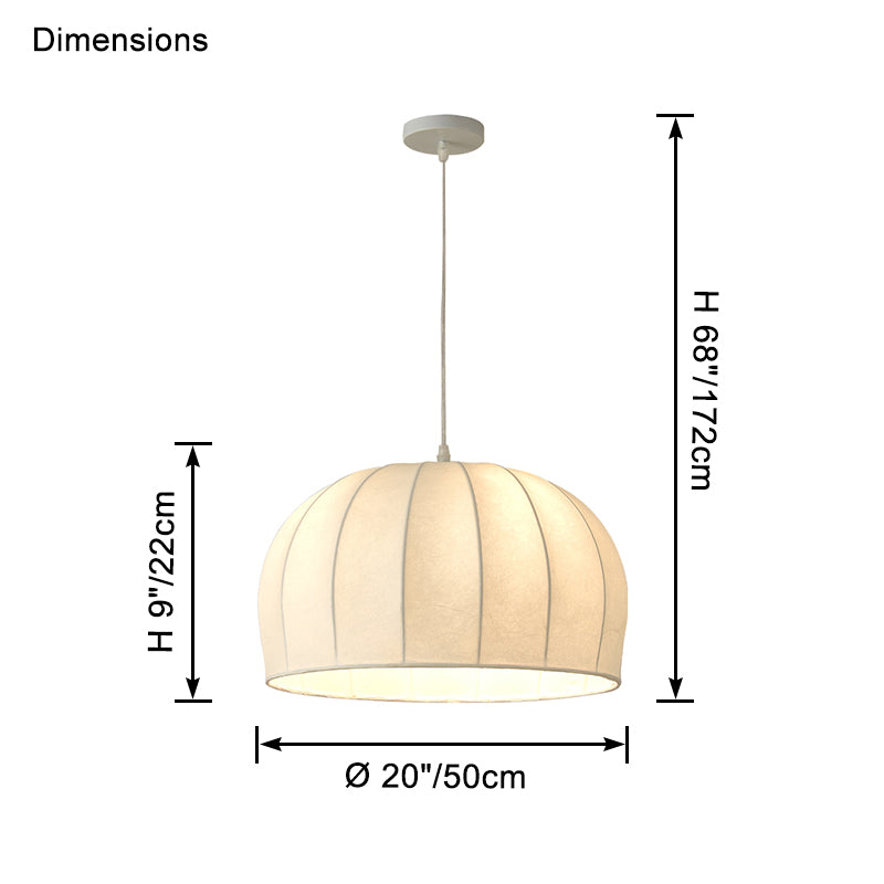 WOMO Cap Silk Pendant Light-WM2967