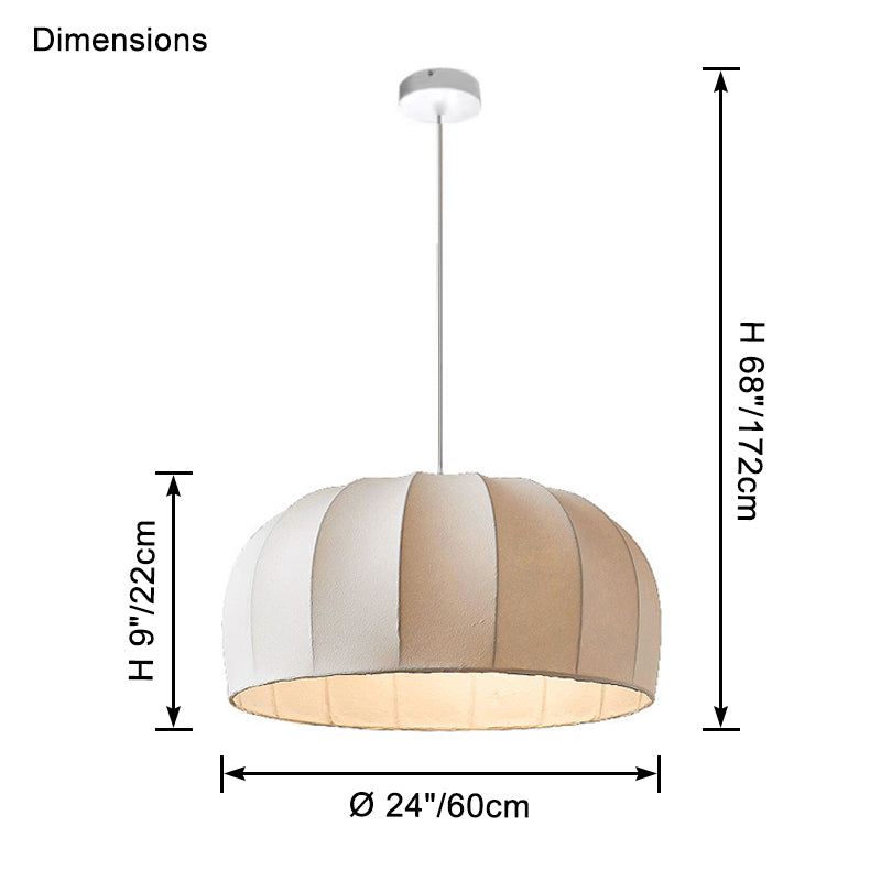 WOMO Cap Silk Pendant Light-WM2967