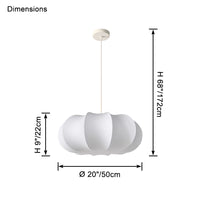 WOMO Pumpkin Silk Pendant Light-WM2968