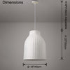 WOMO Bell Silk Pendant Light-WM2970 thumbnail