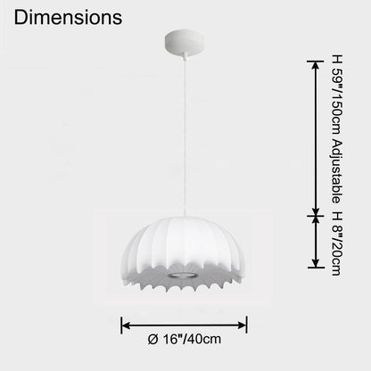 WOMO Jellyfish Silk Pendant Light-WM2974