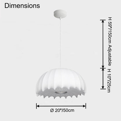 WOMO Jellyfish Silk Pendant Light-WM2974