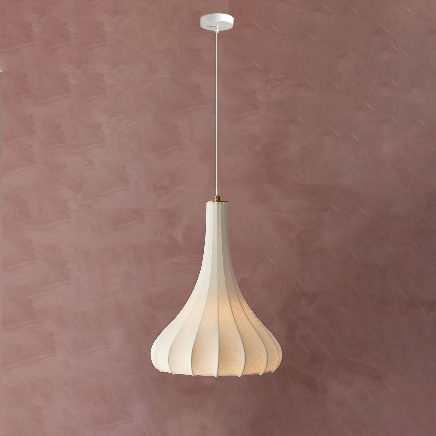 WOMO Cone Silk Pendant Light-WM2975