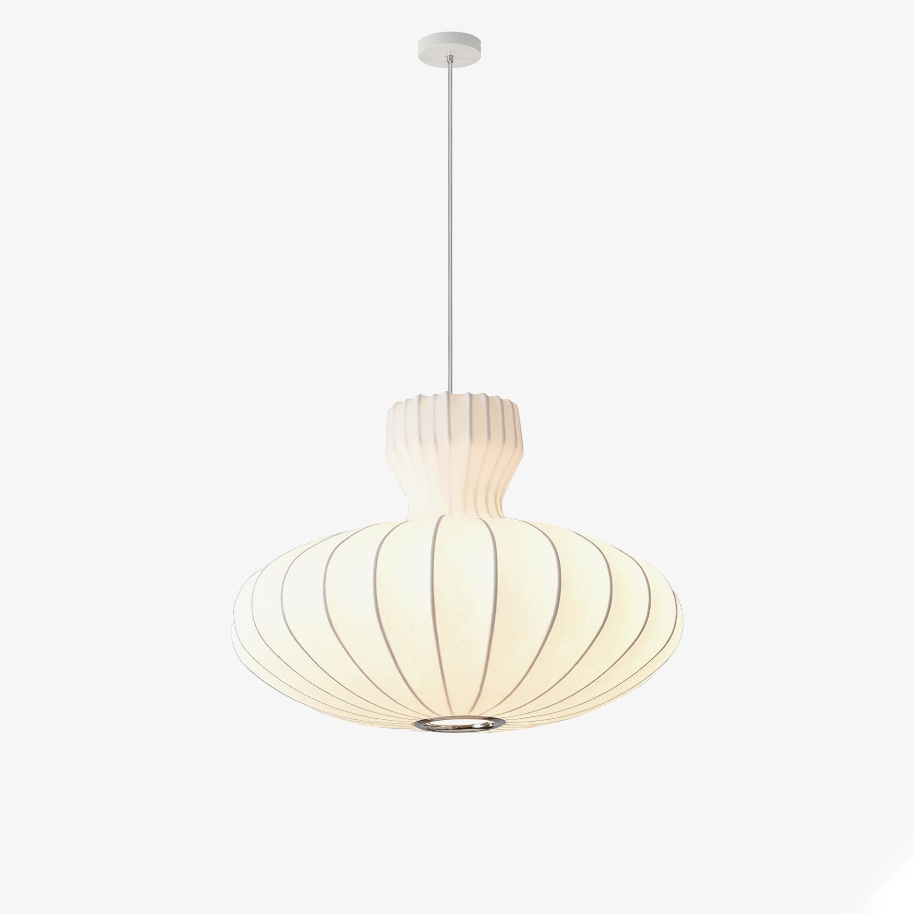WOMO Flying Saucer Silk Pendant Light-WM2977