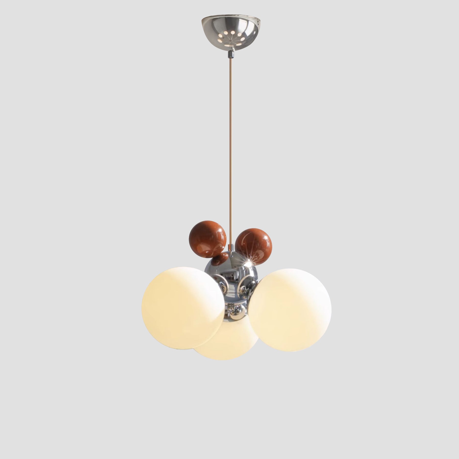 WOMO Glass Globe Pendant Light-WM2982