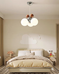 WOMO Glass Globe Pendant Light-WM2982
