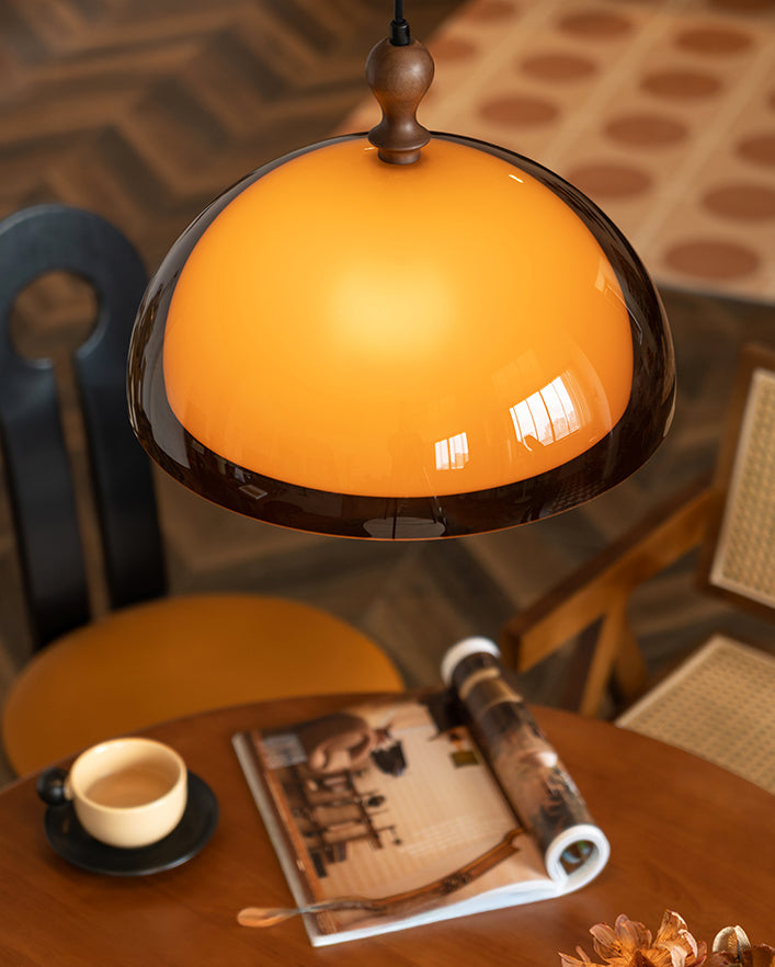 WOMO Brown Dome Pendant Light-WM2985