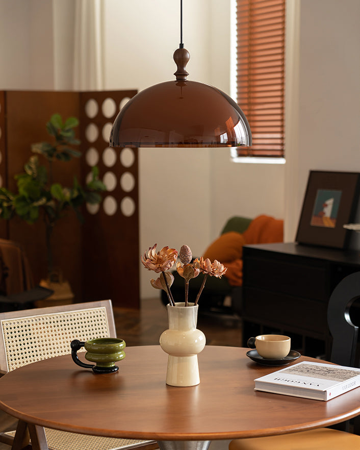 WOMO Brown Dome Pendant Light-WM2985