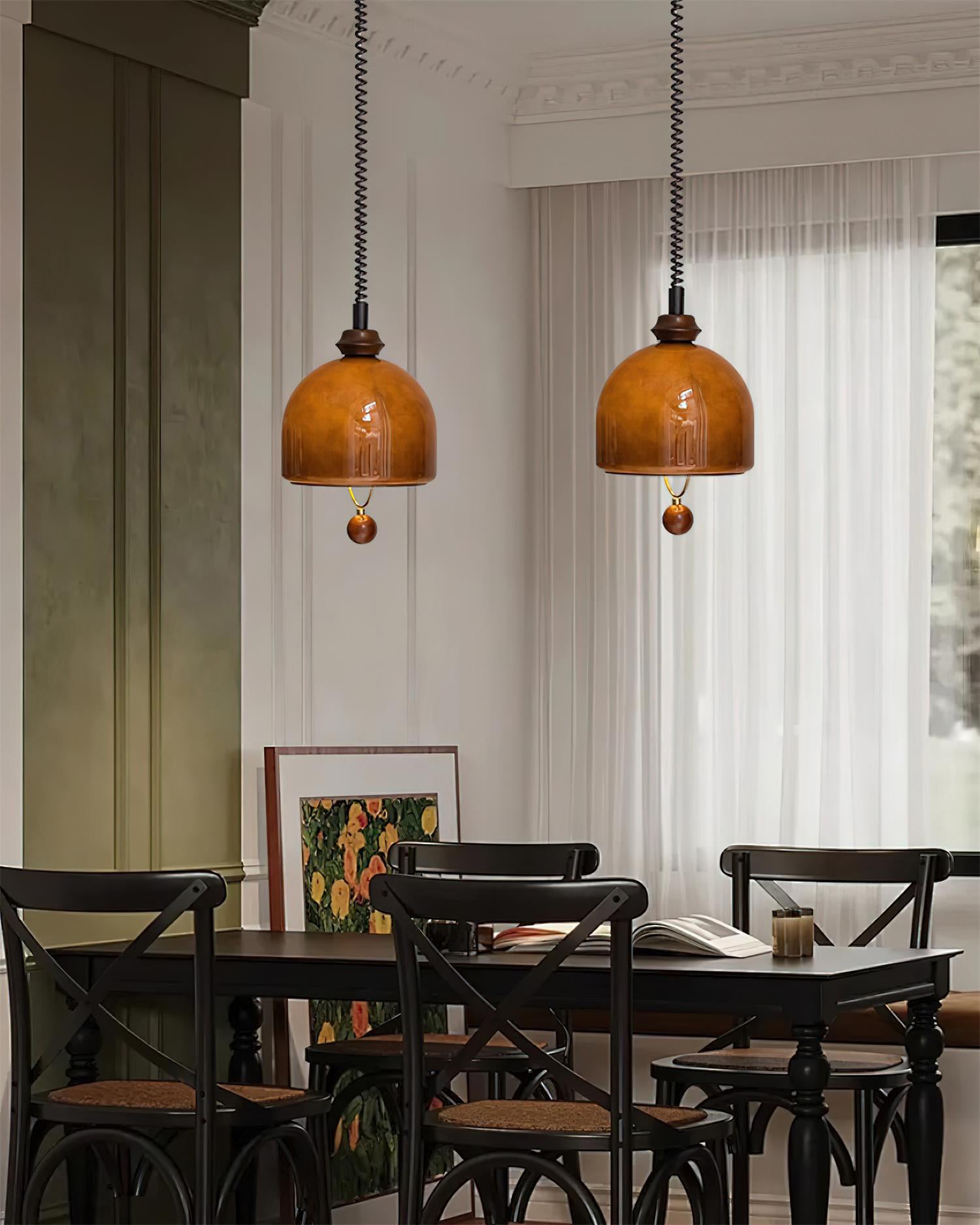 WOMO  Dome Rise and Fall Pendant Light-WM2988