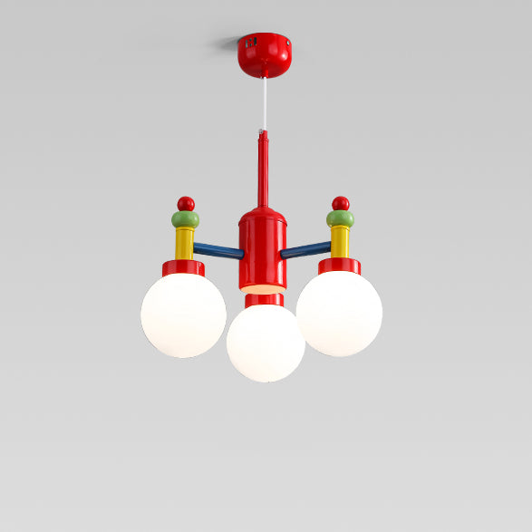 WOMO Globe Multicolour Chandelier-WM2989