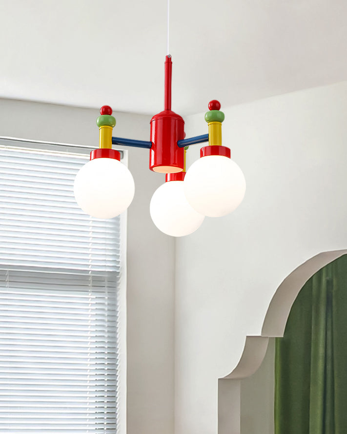 WOMO Globe Multicolour Chandelier-WM2989