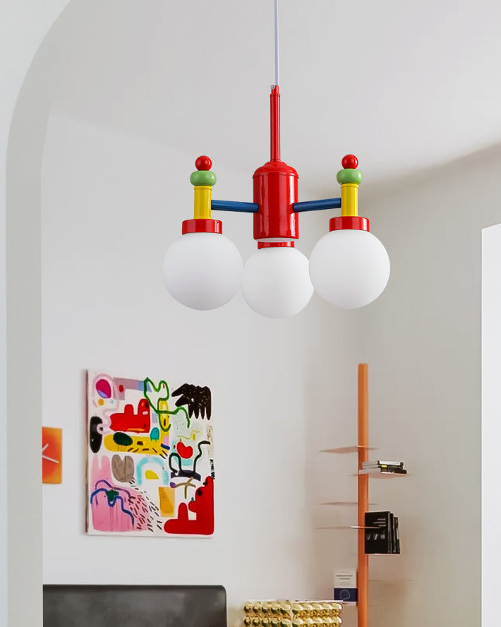WOMO Globe Multicolour Chandelier-WM2989