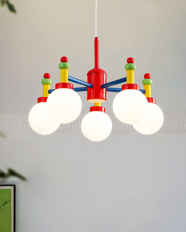 WOMO Globe Multicolour Chandelier-WM2989