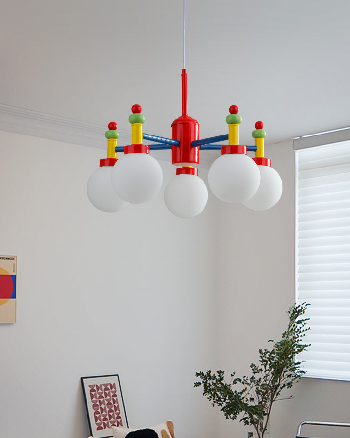 WOMO Globe Multicolour Chandelier-WM2989