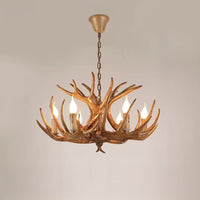 WOMO Resin Antler Chandelier-WM2991