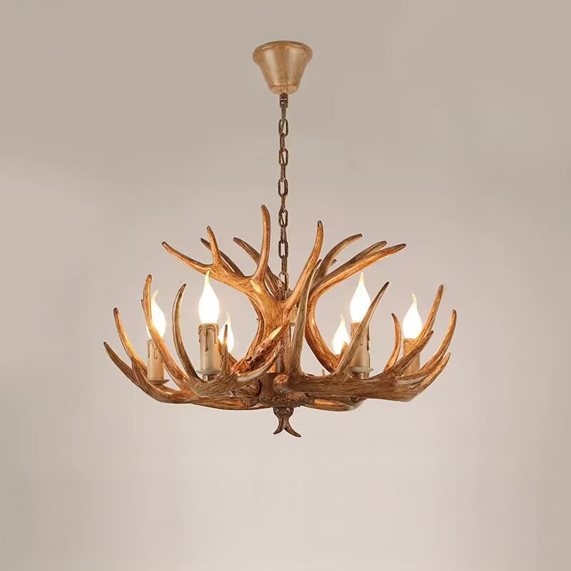 WOMO Resin Antler Chandelier-WM2991