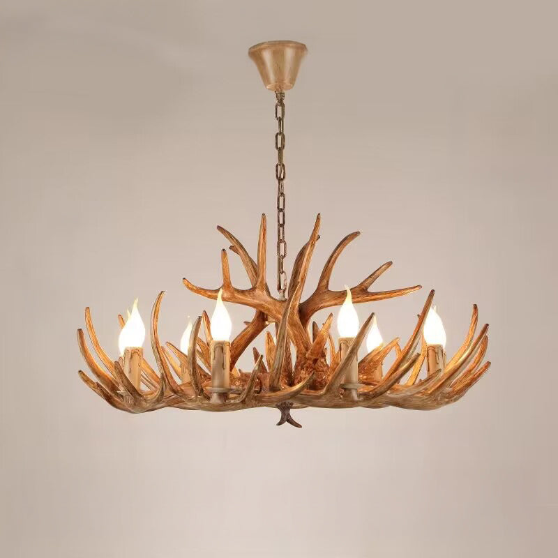 WOMO Resin Antler Chandelier-WM2991