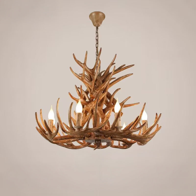 WOMO Resin Antler Chandelier-WM2991